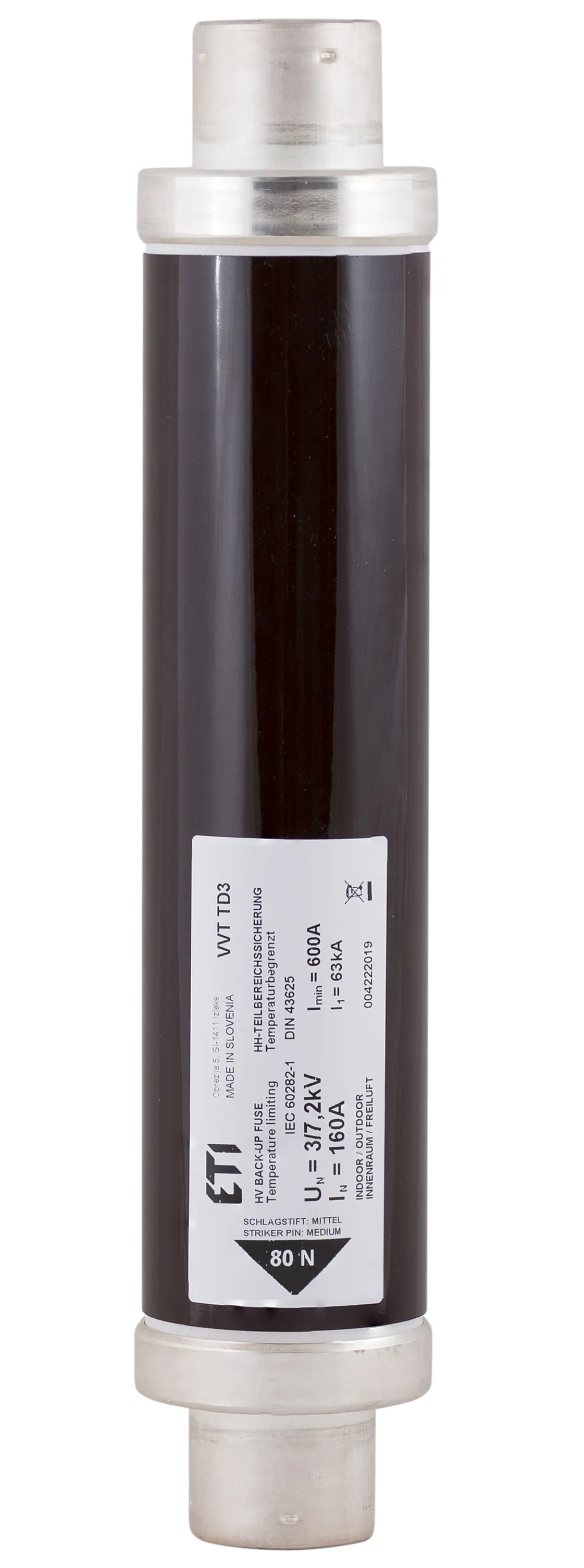 Fuse link VVC3 7,2kV/2A 442 004220603