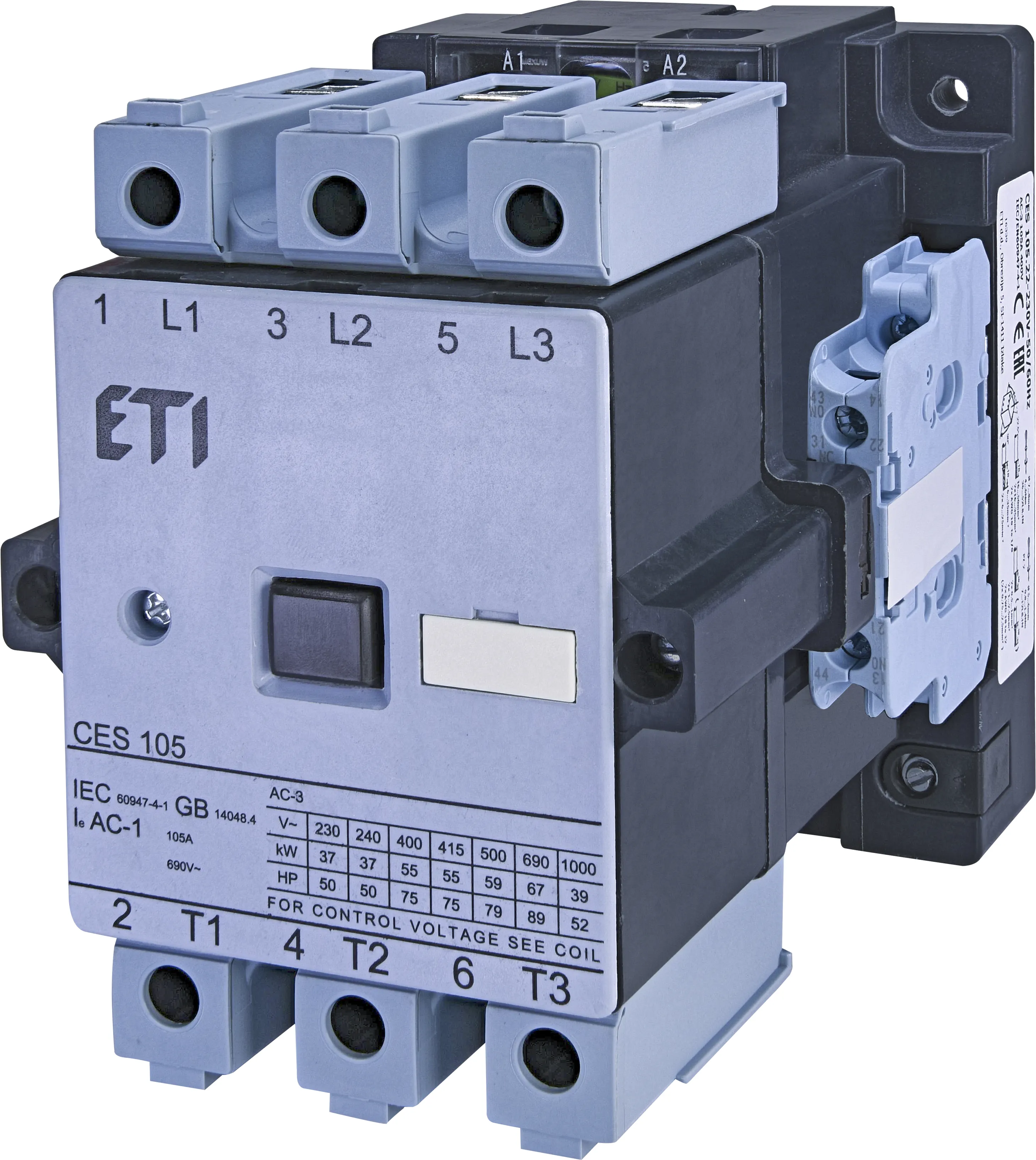Motor contactor CES 105.22-24V-50/60Hz 004646567
