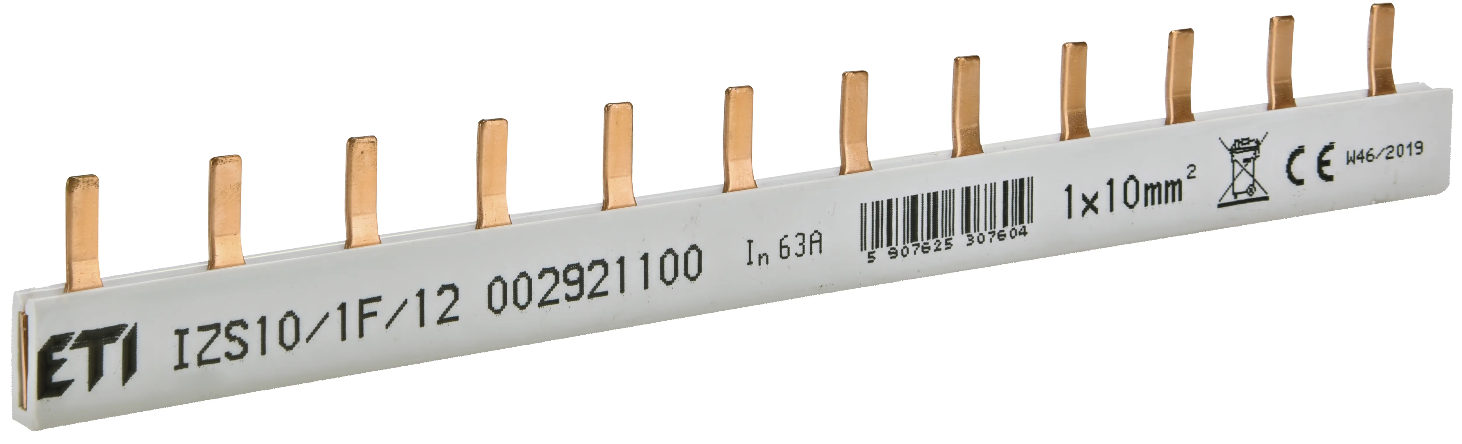 Insulated busbar IZS10/1F/12 (0,21) 002921100