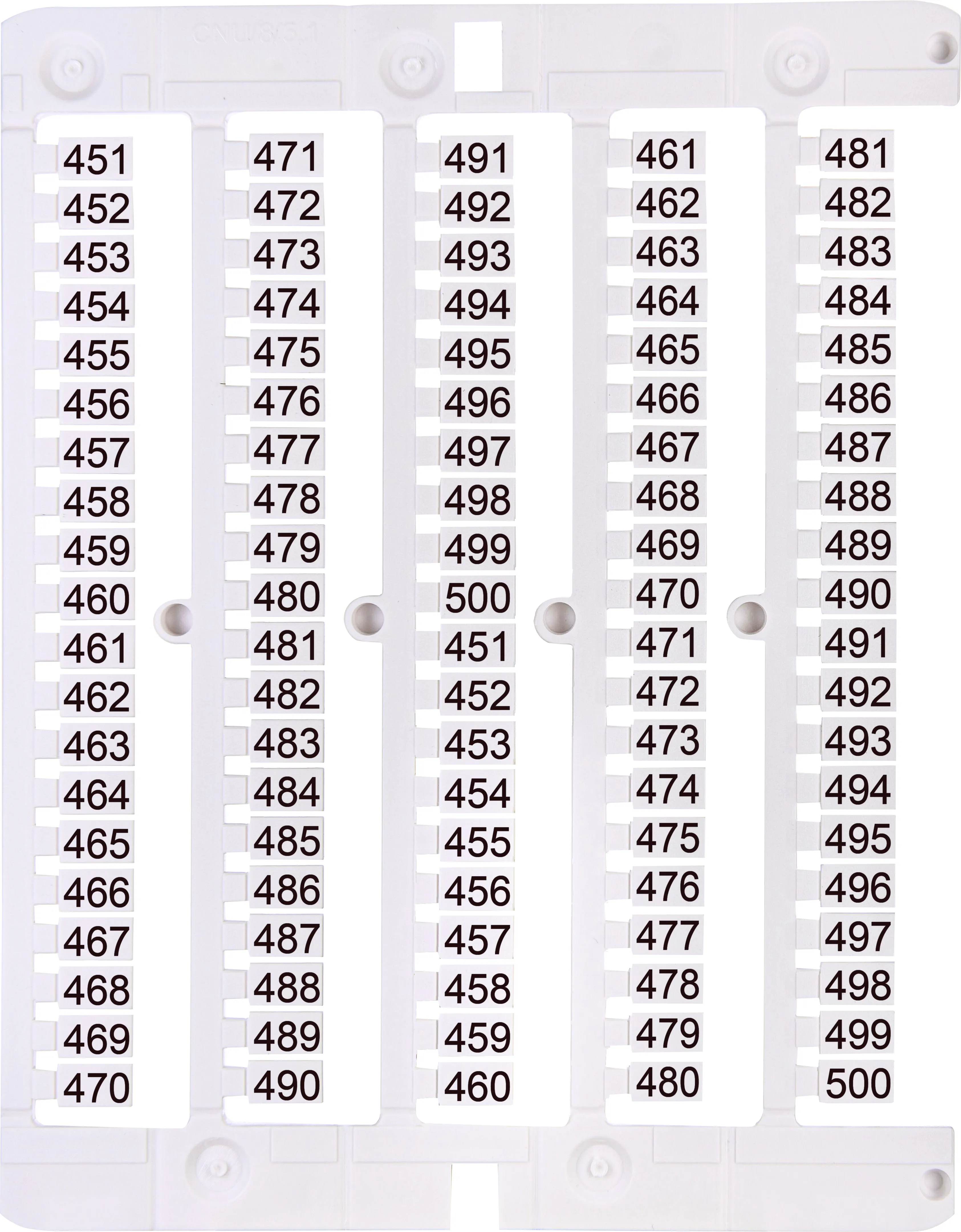 Designation plate ES-NU0851451 003903086