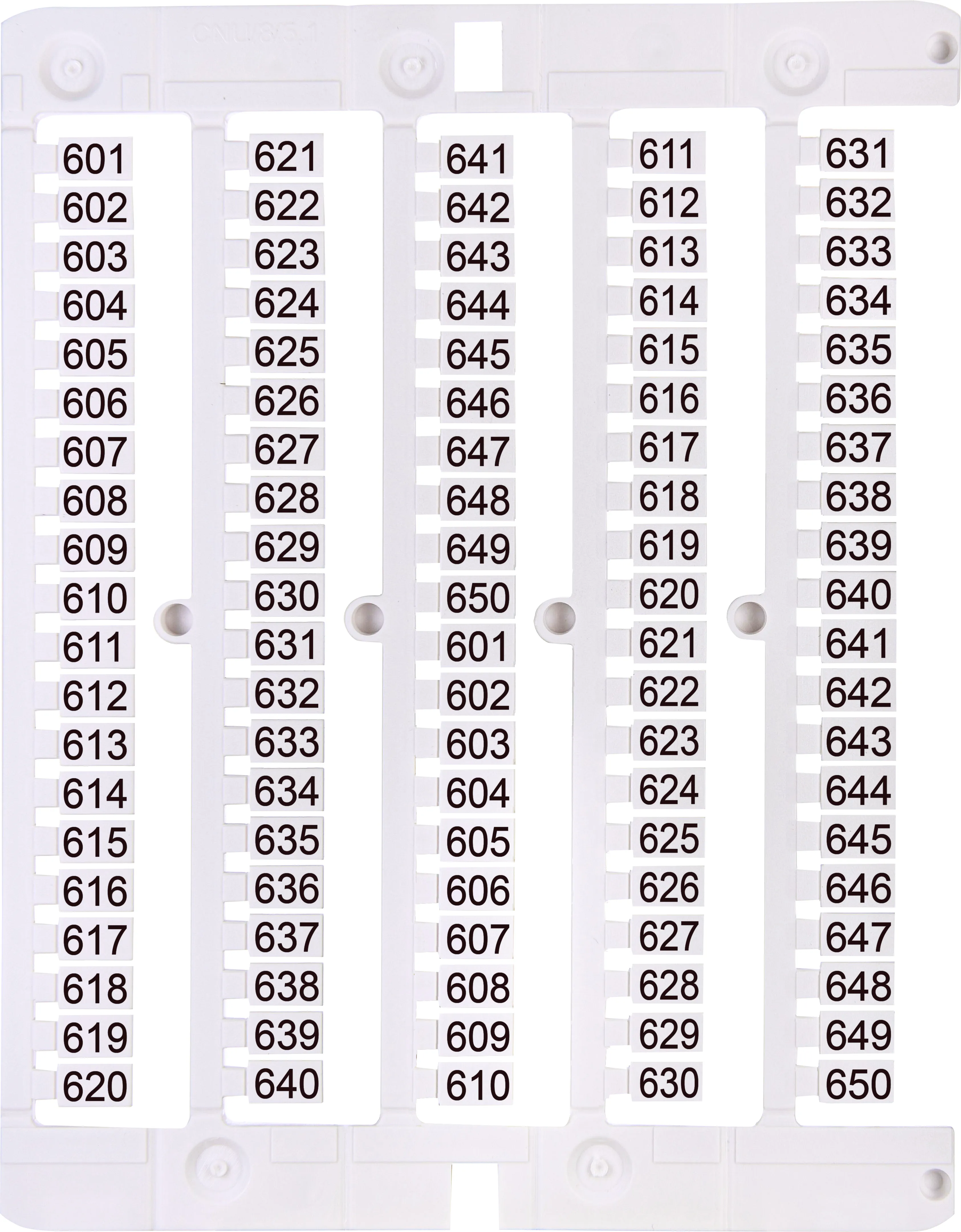 Designation plate ES-NU0851601 003903089