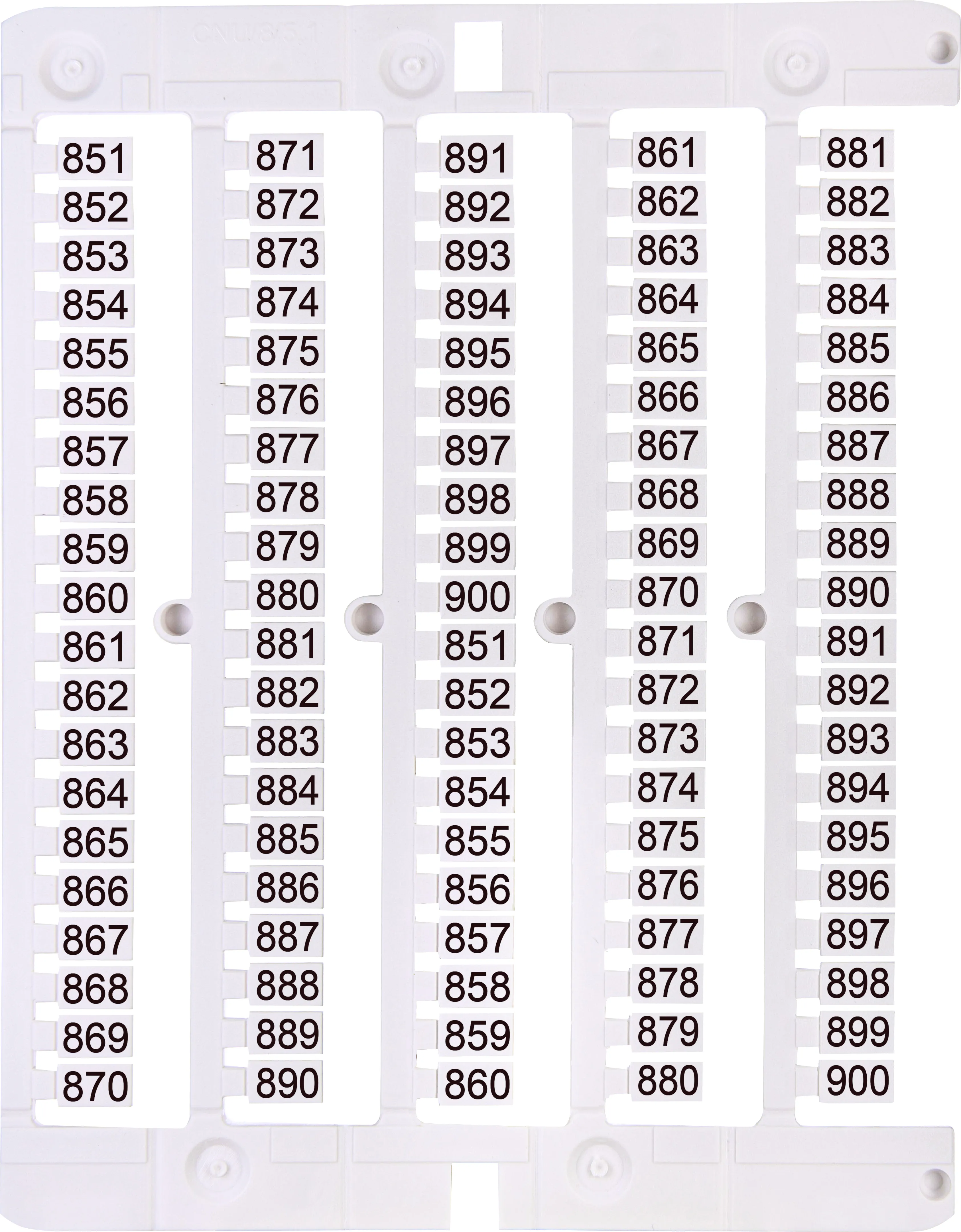 Designation plate ES-NU0851851 003903094