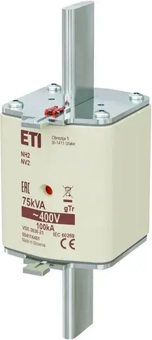 Fuse link NH2 gTr 108A/400V/75kVA 004114401