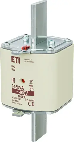 Fuse link NH3 gTr 455A/400V/315kVA 004115407