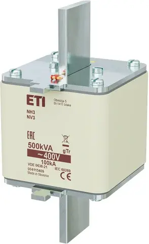 Fuse link NH3 gTr 722A/400V/500kVA 004115409