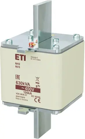 Fuse link NH3 gTr 909A/400V/630kVA 004115410