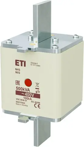 Fuse link NH3/MI gTr 722A/400V/500kVA 004115422