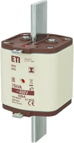 Fuse link NH3/I gTr 108A/400V/75kVA 004115431