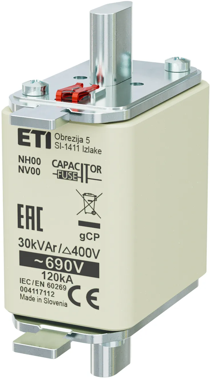 Fuse link NH00 gCP 30kVAr/690V 004117112