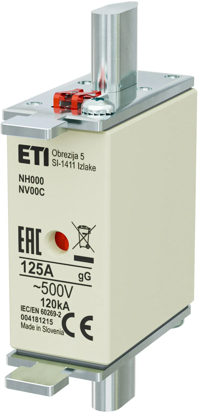 Fuse link NH000 gG 125A/500V 004181215