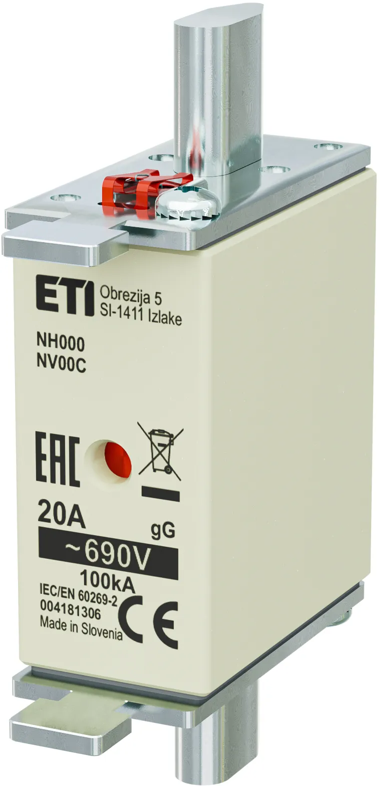 Fuse link NH000 gG 20A/690V 004181306