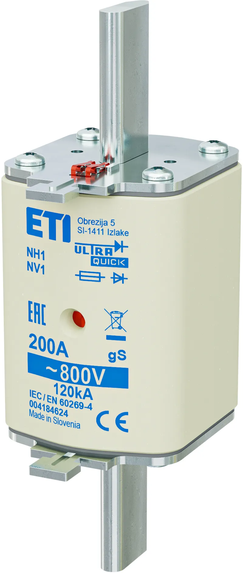 Fuse link NH1 gS 200A/800V 004184624