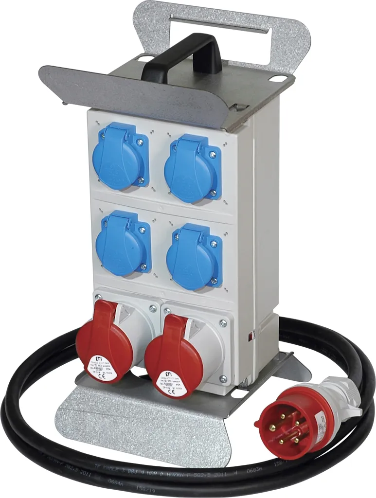 Assemblied distribution box EDS12SD RCD 4/2 16/32/P B 004483470