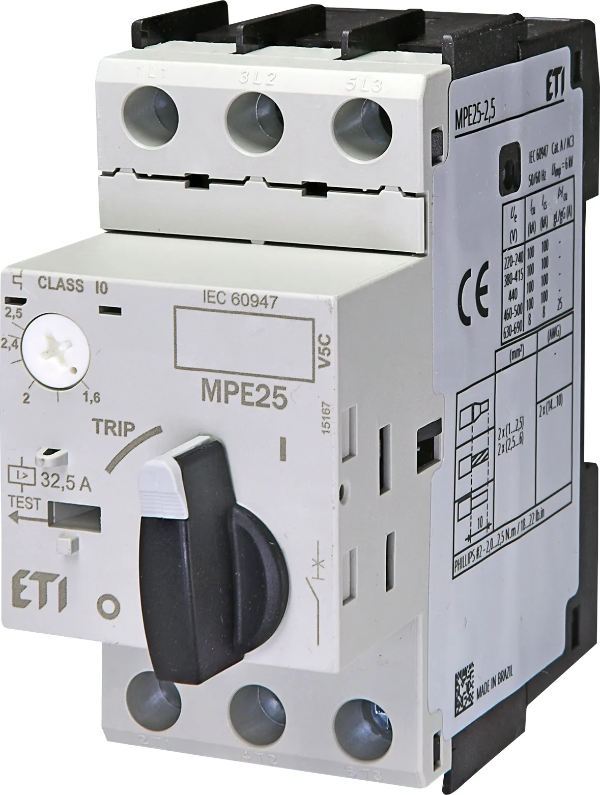 Mot.protec.circuit breaker MPE25-2,5 004648007