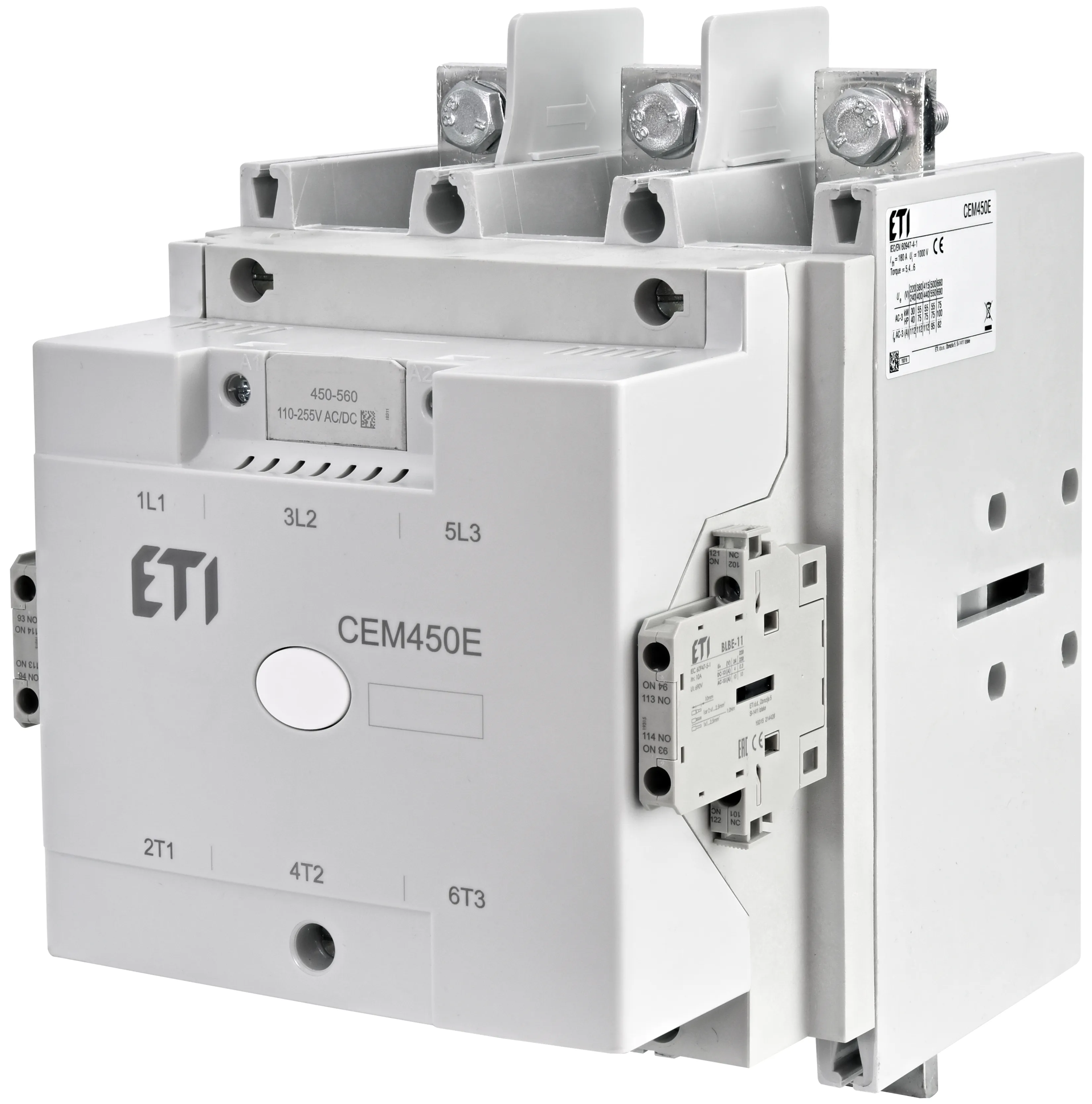 Motor contactor CEM450E.22-255V-AC/DC 004656306