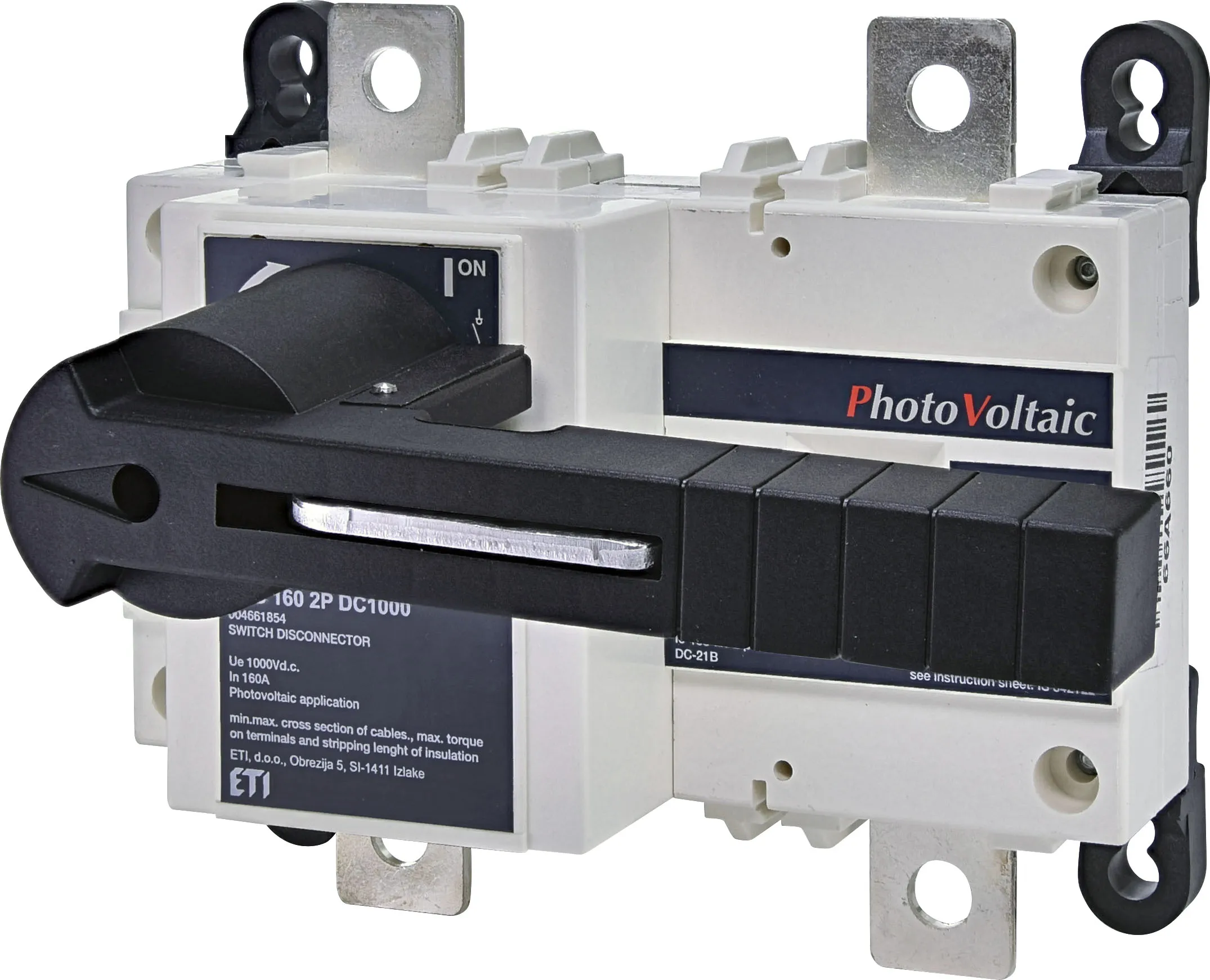 Switch disconnector PV LBS 160 2P DC1000 004661854